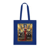 Vintage Glamour Cotton Tote Bag , Artistic Tote Bag