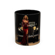Vintage Glamour Coffee Mug - 11oz showcasing vibrant color contrast on a glossy finish.