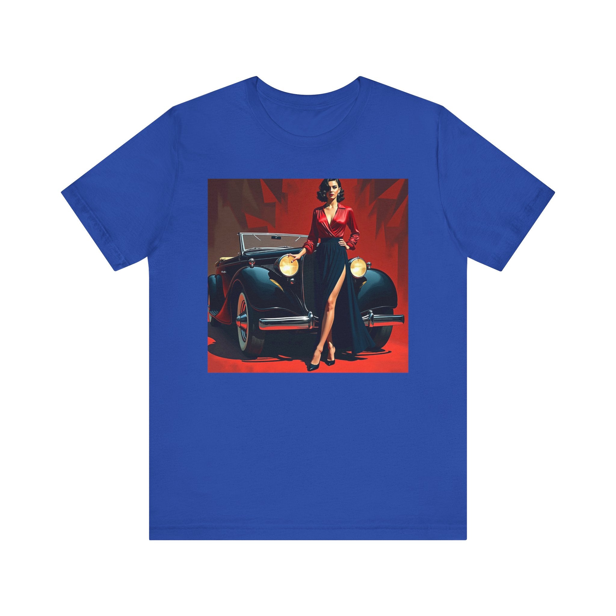 Retro Glamour Classic Tee For Him, Vintage Car Shirt, Fashion Tee for Car Lovers, Unisex Graphic Shirt, Perfect Gift for Retro Enthusiasts