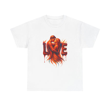 Romantic Love Unisex Heavy Cotton Tee