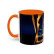 Vintage Pin-Up Coffee Mug - Classic Car Design, perfect for increasing your drinkware collection.