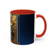 Stylish Accent Coffee Mug featuring unique artwork, perfect for art lovers.