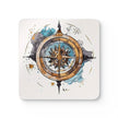 Nautical Compass Cork Coaster Set – Ideal for Home Decor and Gifts