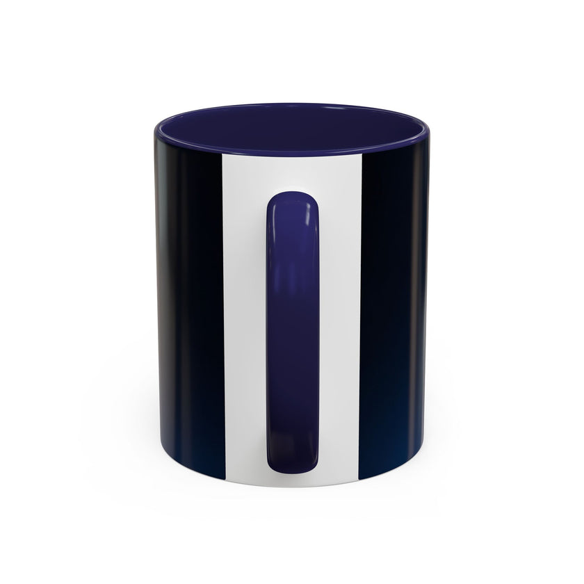 Glamorous Vintage Coffee Mug on a colorful tablecloth, perfect for cheerful mornings.