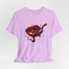 Red Lip Design Unisex Jersey Tee | Casual Wear, Trendy Shirt, Gift for Her, Summer Style, Statement Top