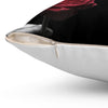 The Rose, Soft and Open, Mirrors Her Own Grace, Pillow Design