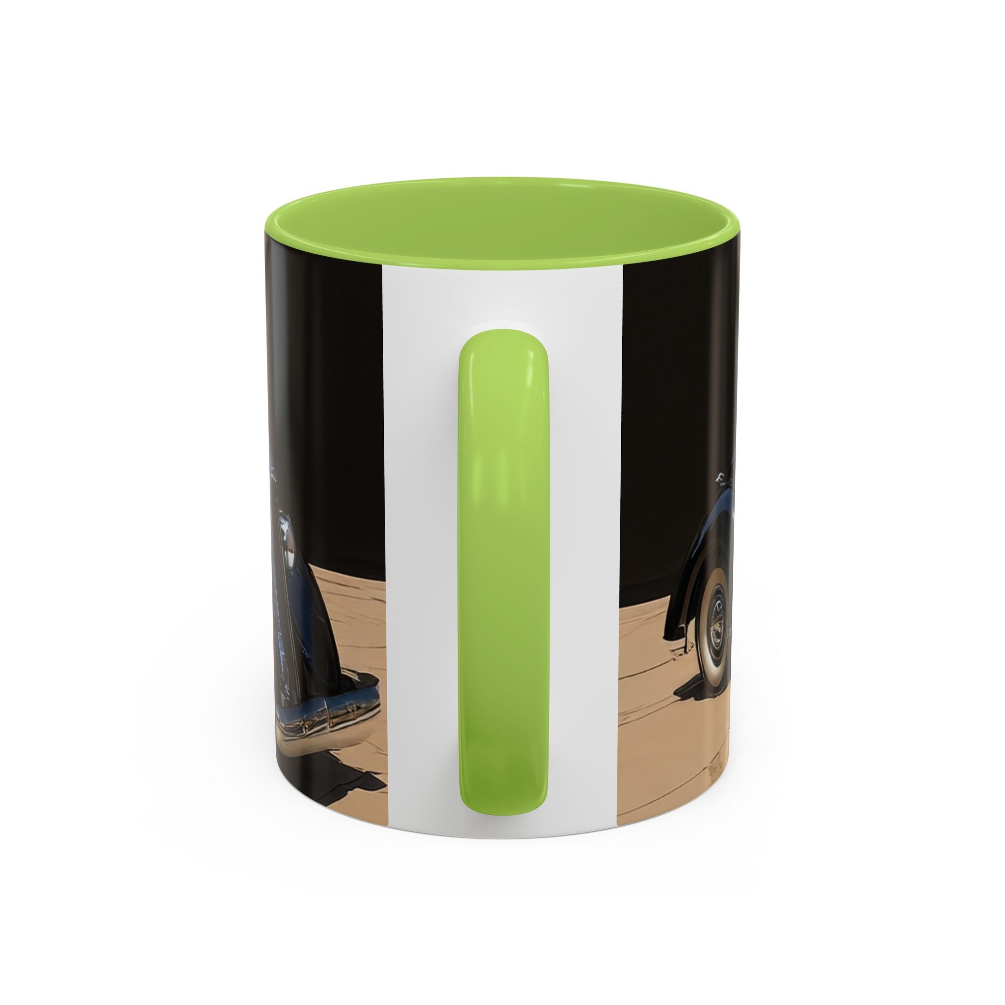 Vintage Glamour Coffee Mug, Vibrant Accent Coffee Mug