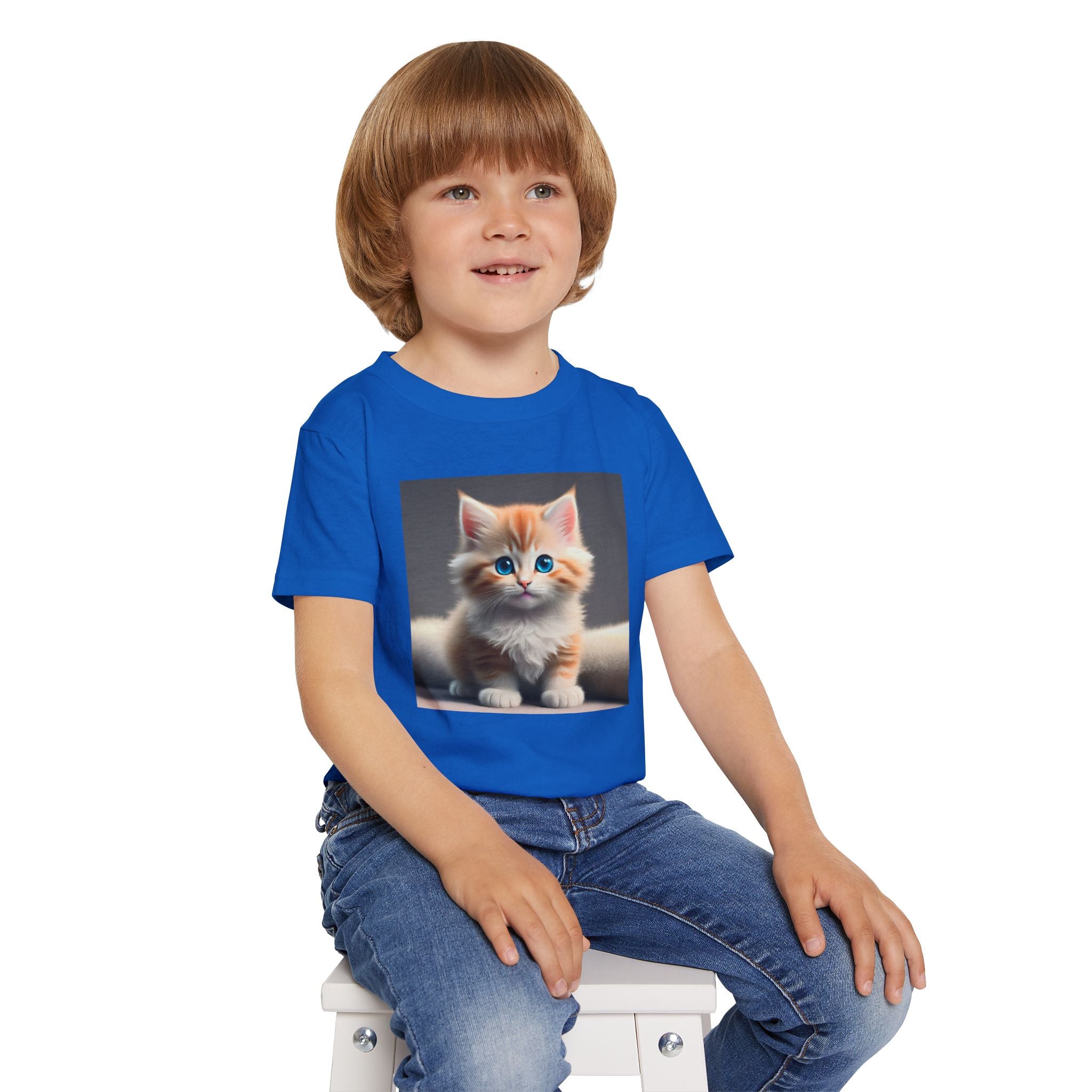Cute Kitten Toddler T-Shirt | Cute Cat Tee for Kids | Perfect Birthday Gift, Animal Lovers, Pet Lovers, Everyday Wear