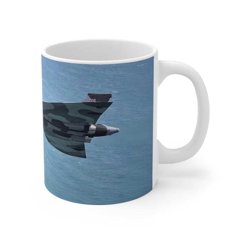 Vulcan Airplane Mug, Aviation Enthusiast Gift, Pilot Coffee Cup, Retro Flight Decor, Unique Pilot Mug
