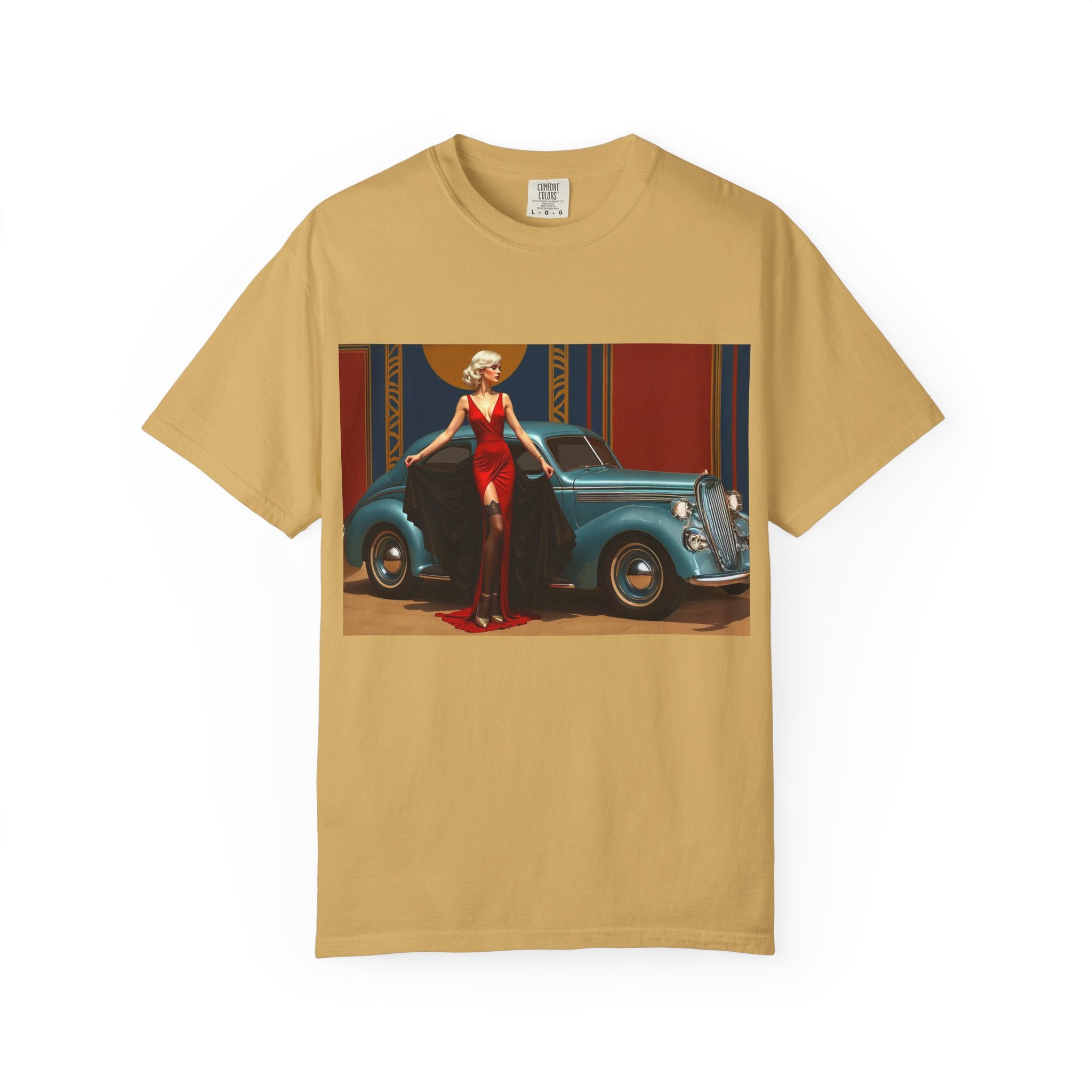 Glamour T-Shirt for Her, Retro Fashion Tee, Stylish Casual Wear, Gift for Her, Trendy T-Shirt for Events