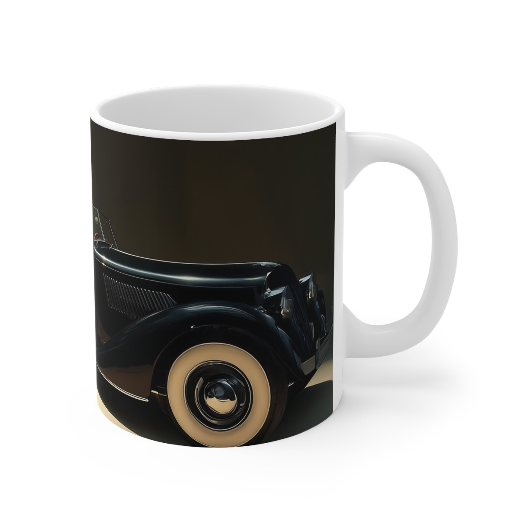 Glamour Woman,  Mug, Enthusiast Gift, Coffee Cup, Retro, Unique, Mug, Glamour, Retro, Woman, Dress, Red