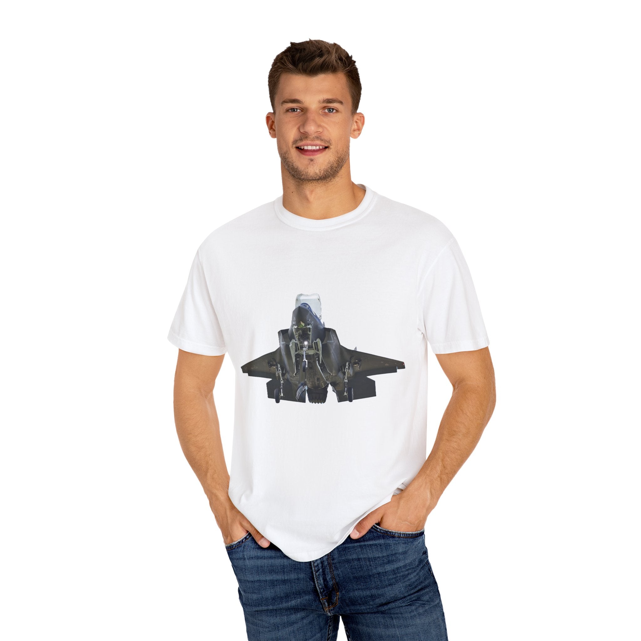 F-35B Lightning  T Shirt Aviation Fighter RAF Jet T-Shirt, Retro Fashion Tee, Stylish Casual Wear, Gift for Him, Trendy T-Shirt for Events