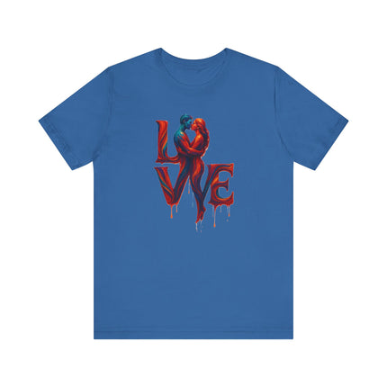 Love-Inspired For Him Jersey Tee, Romantic Gift, Couple's Apparel, Valentine's Day, Heartfelt Keepsake, Everyday Wear, Unique Art Tee