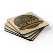 Vintage Airplane Coaster Set - 