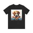 Adorable Puppy Art Tee, Cute Dog Lover's T-Shirt, Casual Gift for Animal Lovers, Gift for Him, Pet-Themed Apparel, Fun Birthday Gift